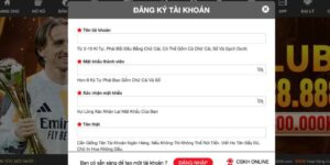 Thỏa mãn các tiêu chí để tạo tài khoản thành công